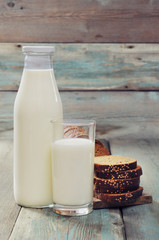 Milk and bread
