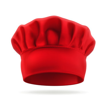 Red chef hat