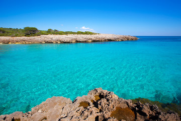 Fototapeta premium Menorca Cala des Talaier beach in Ciutadella at Balearic