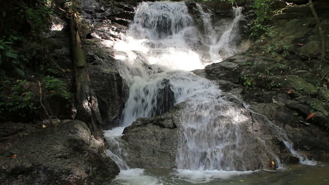 Kathu waterfall located in Kathu district in Phuket island