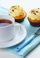 Breakfast with cupcakes d