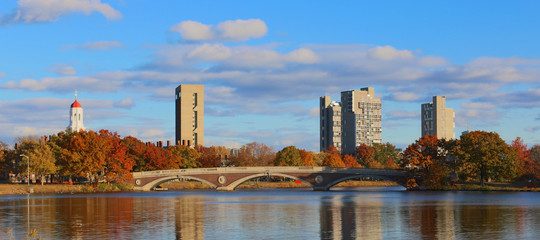 Harvard Towers over the Charles - 58233347