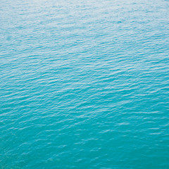 clear green sea with waves