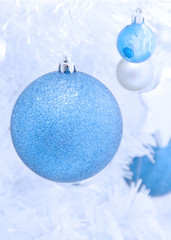 Blue Christmas Ball