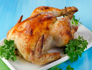 Roasted chicken
