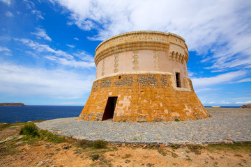 Torre de Fornells tower in Menorca at Balearic islands