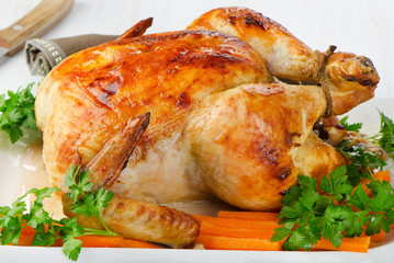Roasted chicken