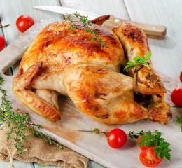 Roasted chicken