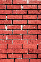 red brick wall