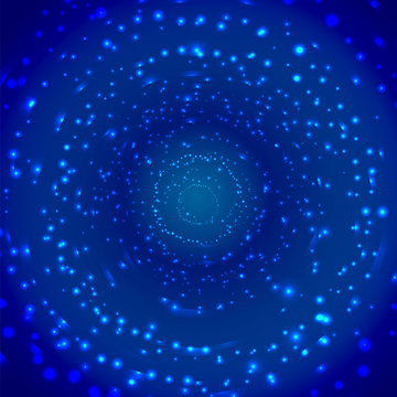 flickering dark blue background.cosmic design.vector