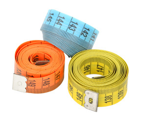 Colorful measuring tapes