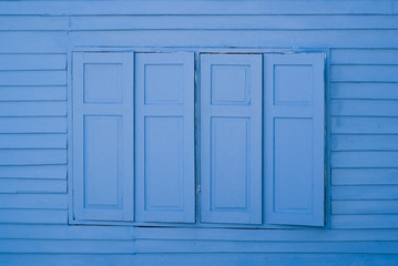 Blue window