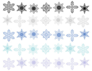 Snowflakes collection