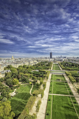 Aerial View on Champ de Mars and Invalides