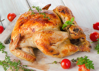 Roasted chicken