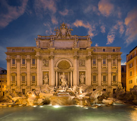 Fountain di Trevi. Italy.