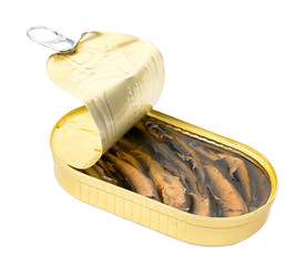 Canned sprats in oil