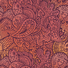 Red fishes background