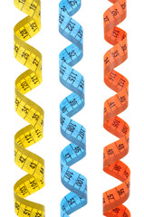 Colorful measuring tapes