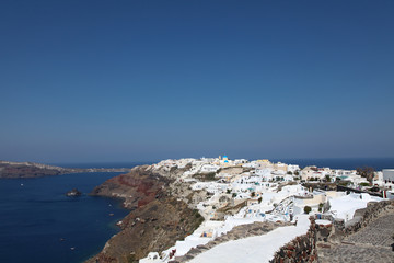 Oia on Santorini island in the Cyclades