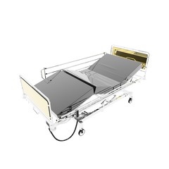 medical bed on a white background