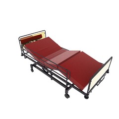 medical bed on a white background