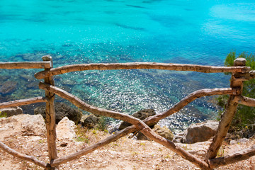 Naklejka premium Cala Macarella Menorca turquoise Balearic Mediterranean