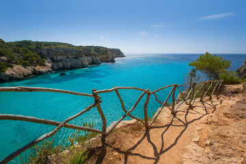 Cala Macarella Menorca turquoise Balearic Mediterranean