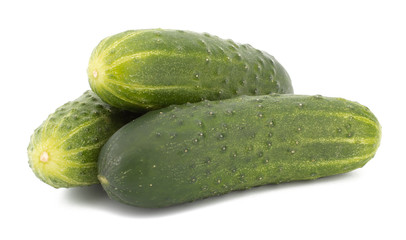 cucumber isolated on white background