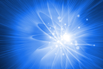 Digitally generated shiny futuristic sphere