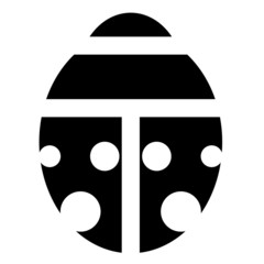 Black Ladybug Icon