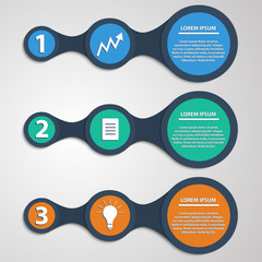 Elements of infographics, vector illustration