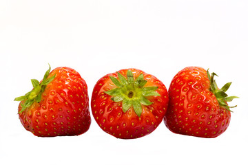 Strawberry isolated on white