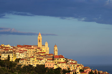Naklejka premium Cervo old town, Italy