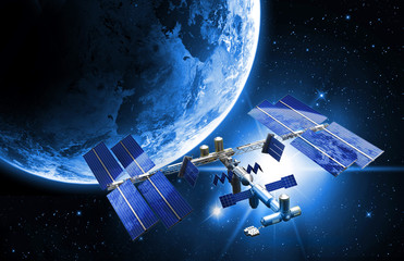satellite space station