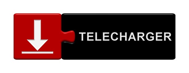 Puzzle-Button rot schwarz: Télécharger