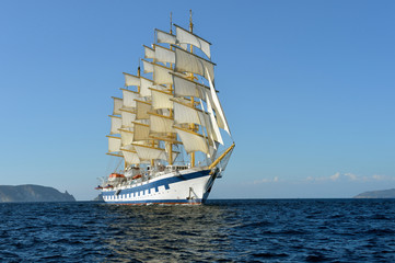 Sailing ship.  series of ships and yachts © Alvov