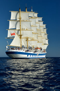 Fototapeta Sailing ship. Series sailboats world