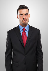 Pensive businessman