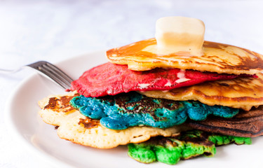 Homemade pancakes