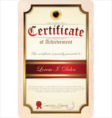 Certificate template