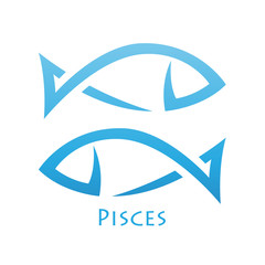 Simplistic Pisces Zodiac Star Sign