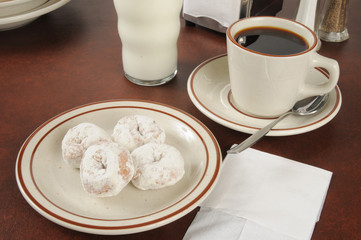 Coffee and donuts