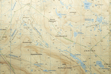 topographic map