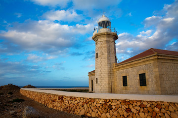 Menorca Punta Nati Faro lighthouse Balearic Islands