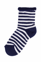 Dark blue knitted socks