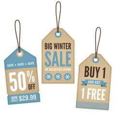 Vintage Retail Tags