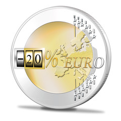 Euromünze mit 20% Rabatt