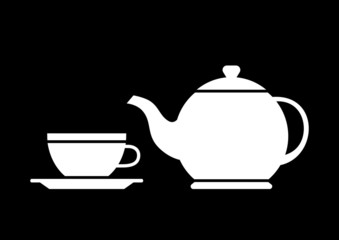 Teacup and teapot
