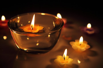 flower candles